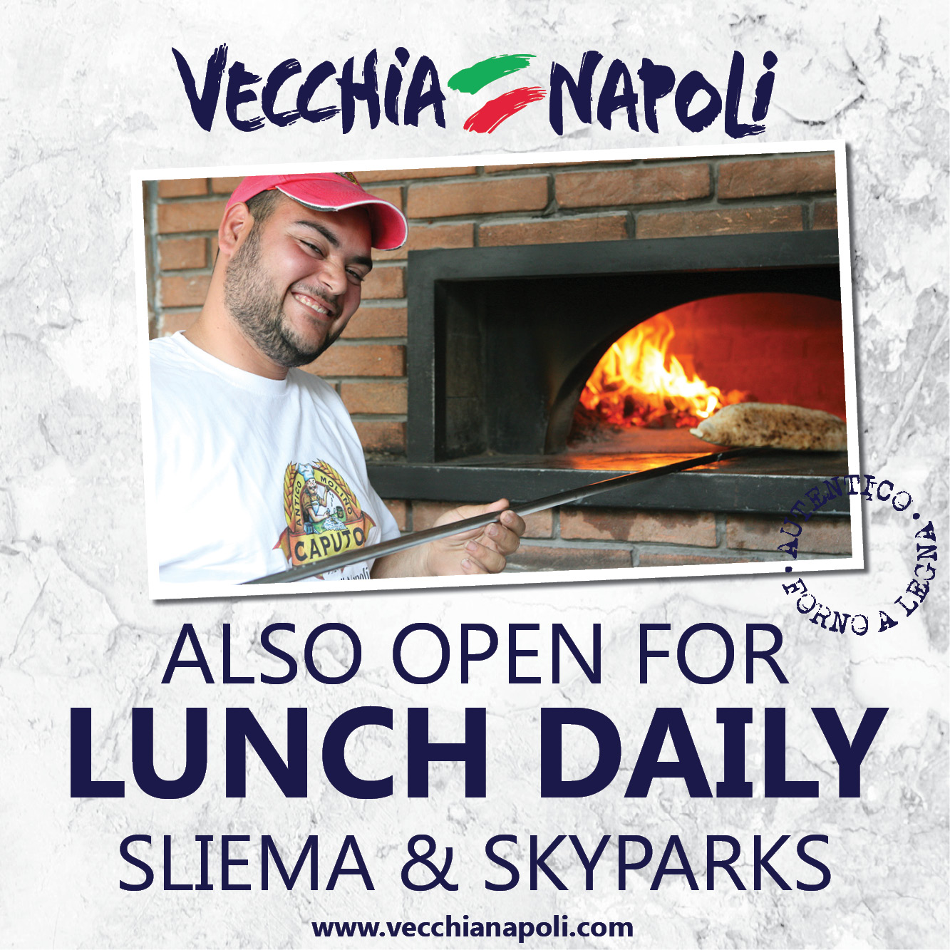 Open Daily For Lunch And Dinner Vecchia Napoli